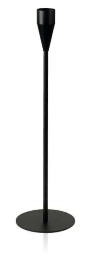 Piet Hein Boligtilbehør - Jupiter Maxi Candle Holder H65 Black Piet Hein