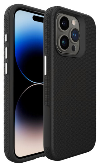 Vmax Triangle Deksel for iPhone 15 (TPU) Sort