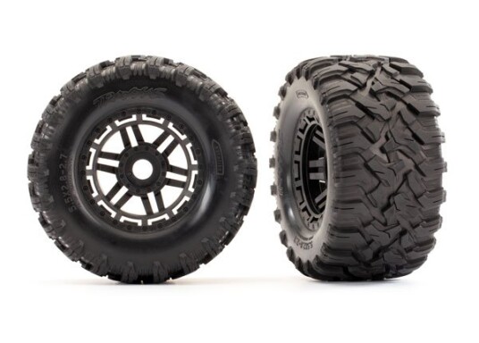 Traxxas 8972 Tires & Wheels Maxx/Black 17mm 2,8" TSM 2 Traxxas 8972 Tires & Wheels Maxx/Black 17mm 2,8" TSM 2