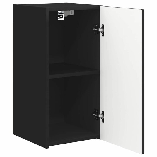 TV Veggskap Veggmontert Svart 30 x 31 x 60 cm Konstruert tre