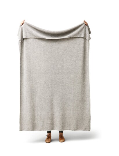 Form & Refine Aymara Plaid Grey Form & Refine CREAM/OFF WHITE, LIGHT GREY AND DARK GREY 130X190CM