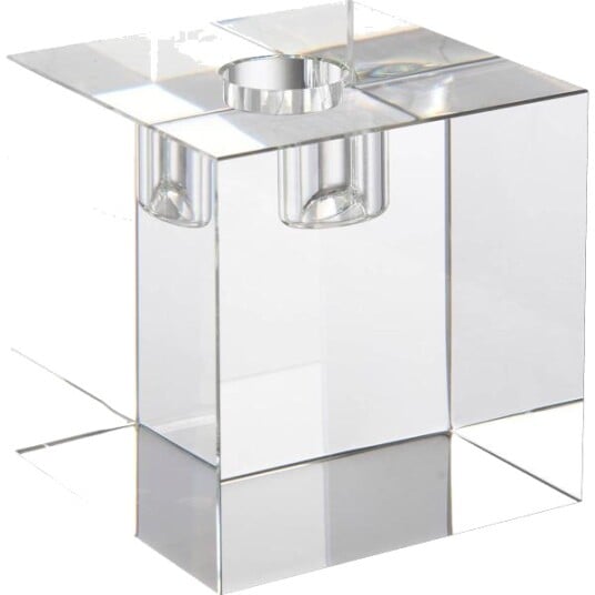 Stiernholm Milano lysestake kvadrat 8x8 cm klar