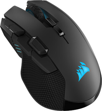 Corsair Ironclaw RGB Wireless - Gaming mus - Optisk - 7 - Svart med RGB-lys