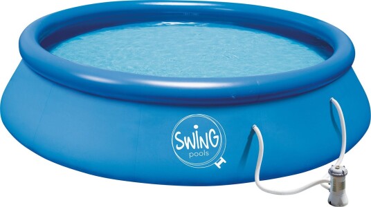 Swing Pools Bassengsett 244x76 cm Blå Swing Pools Bassengsett 244x76 cm Blå