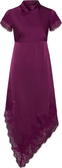 Vero Moda Vmrita Cs Lace Maxi Dress Wvn Exp Purple M