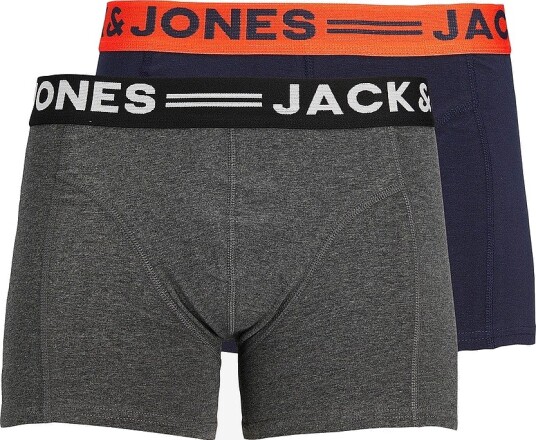 Jack & Jones Junior   Underbukser jacLichfield 2 pakning   Grå