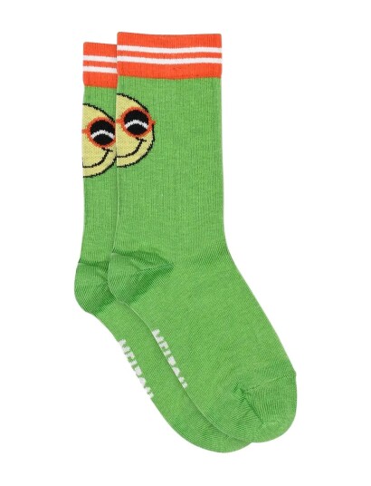 Melton Shades On Socks Green 23/26