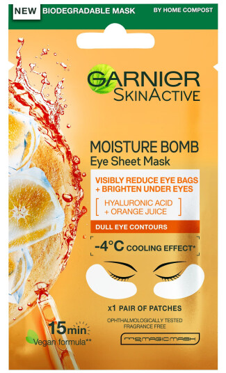 Garnier Skin Active Eye Tissue Mask Orange