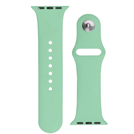 Hurtel Silikonrem for Apple Watch 42/44/45mm Lys grønn