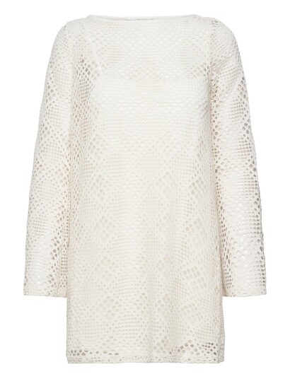 Mango | Geometric Pattern Openwork Dress | XS