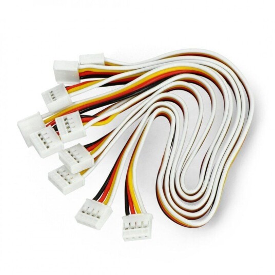 Grove kabler 4 pin 20 cm sett med 5 stk