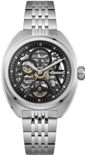 Ingersoll Herreklokke I16901 The Wrangler Sort/Stål Ø44 mm