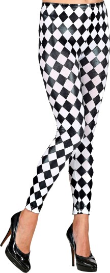Widmann Rutete Leggings Svart Hvit Large X-Large 09439