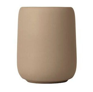 Blomus Sono Tannbørstekopp Keramikk Ø 8,5 cm 0,3 liter Beige 1712780-02-0 1716034-06-0