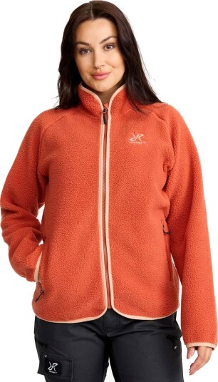 Revolutionrace Canyon Full zip Pile Fleece Dame Bruschetta/Maple Sugar L Dame Overdeler Fleece & midlayers