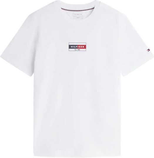 Tommy Hilfiger Brand Love Small Flag Tee White M
