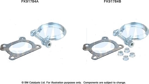 Monteringssett, katalysator BM CATALYSTS FK91784 Monteringssett, katalysator BM CATALYSTS FK91784