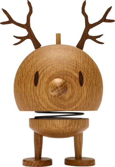 Hoptimist Medium+ Reinsdyr Bumble Pyntefigur Eik Brun 14 cm Hoptimist Medium+ Reinsdyr Bumble Pyntefigur Eik Brun 14 cm