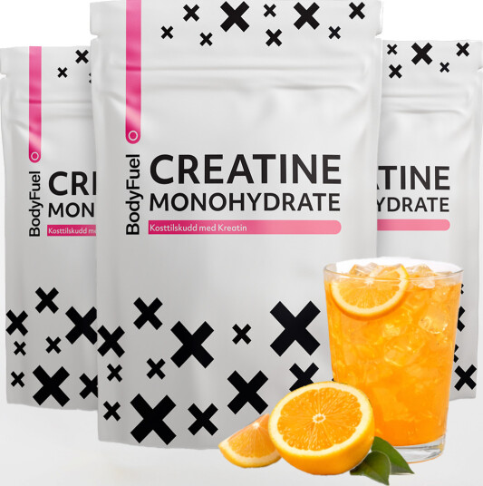 BodyFuel Creatine Monohydrate Orange 3x400g BodyFuel Creatine Monohydrate Orange 3x400g