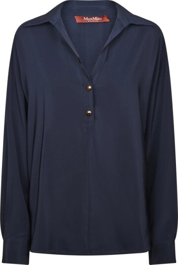 Max Mara Dame Bluser & Skjorter Blå XS,