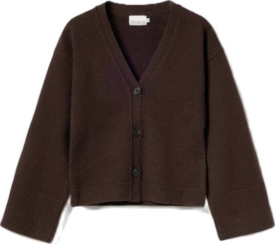 Noella Lenyx Knit Cardigan - Brown - L