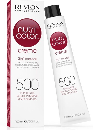 Revlon Nutri Color Creme 500 Purple Red 100ml Revlon Nutri Color Creme 500 Purple Red 100ml