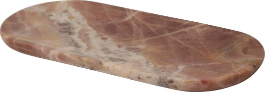 Au Maison Cutting Board Oval, Marble, Pink/Rose, 30X15 Cm - PINK/ROSE - 30X15 cm