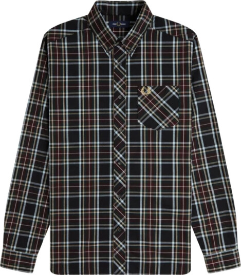 Fred Perry Herre Skjorter Svart L, Fred Perry Herre Skjorter Svart L,