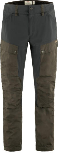 Fjellreven Men's Keb Trousers Dark Olive-Dark Grey 48/R