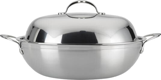 Hestan Probond wok med lokk 36 cm stål Hestan Probond wok med lokk 36 cm stål