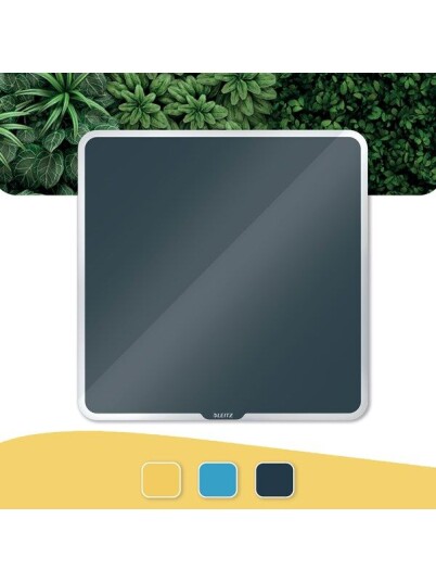 Leitz  Cosy magnetisk glasstavle 450x450 mm, flyelsgr