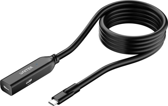 Unitek Usb-C Forlengelseskabel 10 Gbps 5 M Svart Unitek Usb-C Forlengelseskabel 10 Gbps 5 M Svart