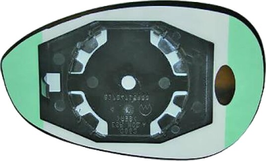 DIEDERICHS 3405127 Speilglass, ytterspeil