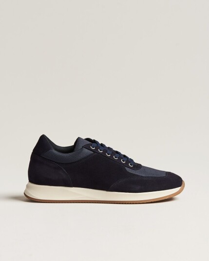 Myrqvist Stensund Running Sneaker Navy Suede
