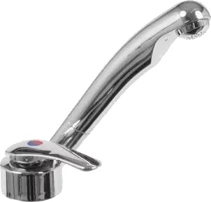 Reich Vannkran Twist Krom Med Bryter Uniquick 12 Mm