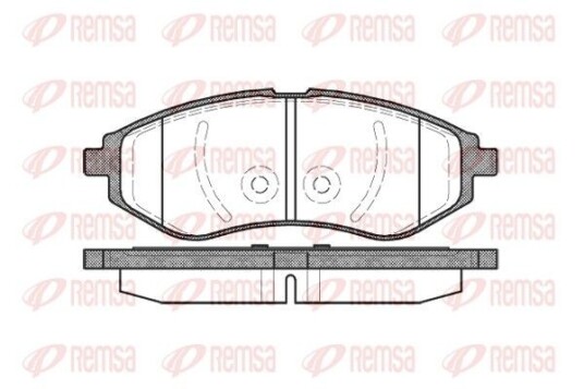 Bremseklosser REMSA 0986.00 Bremseklosser REMSA 0986.00