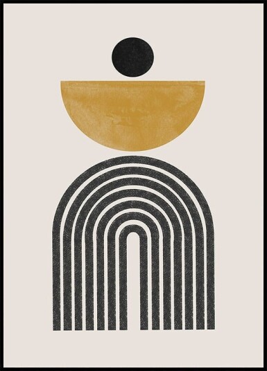 Geometric Harmony Poster Plakat / 50x70cm