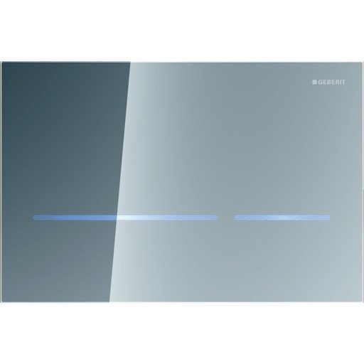 Geberit Sigma 80 betjeningsplate, nettdrift, glass