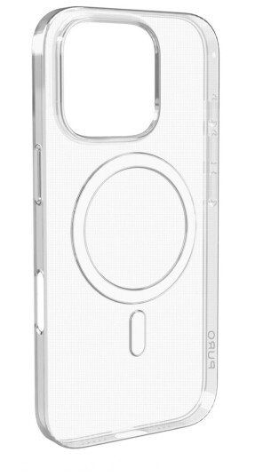 Puro 03 Nude Mag Omslag Apple Iphone 16 Pro 16 Cm 6.3" Transparent