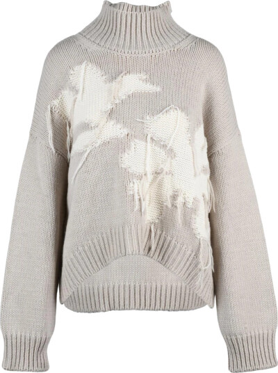 Dondup Dame Strikkevarer Beige M, Dondup Dame Strikkevarer Beige M,