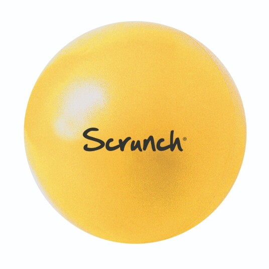 Scrunch 23 cm Gjenoppblåsbar Ball i Nordiske Farger - Gul
