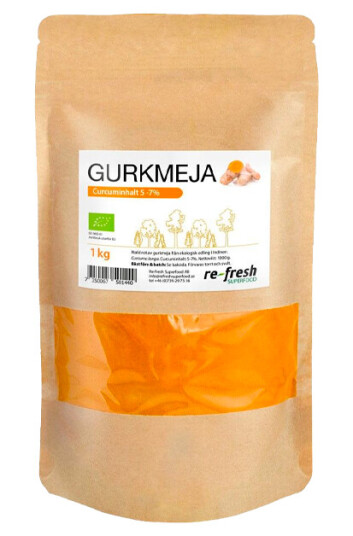 Økologisk Gurkemeiepulver 1 kg