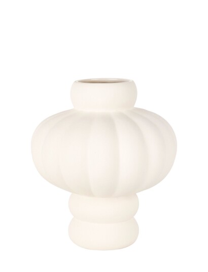 Louise Roe Ceramic Balloon Vase White RAW H22CM