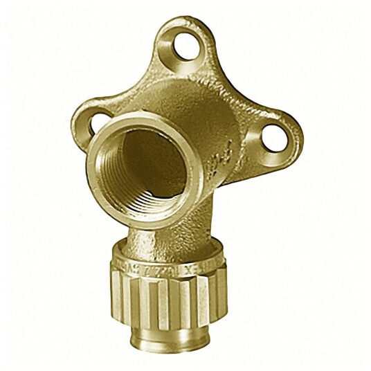 JRG Sanipex Platealbue med 3 Hull 1/2"X20mm