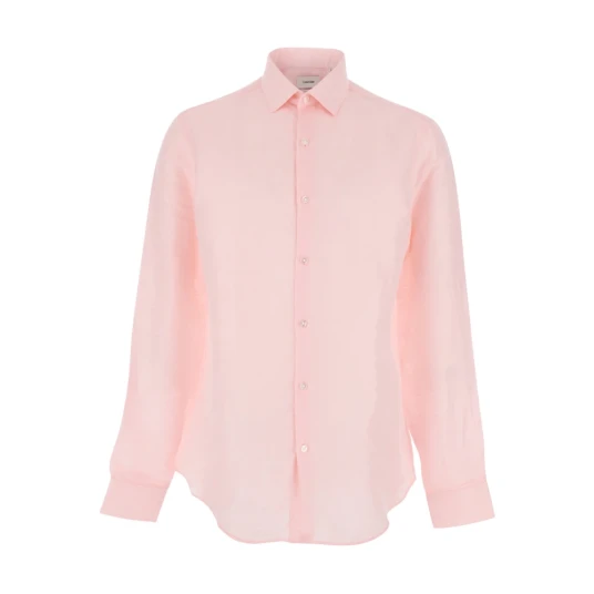 Calvin Klein Slim Ref Linen Bld Sld Pink 44