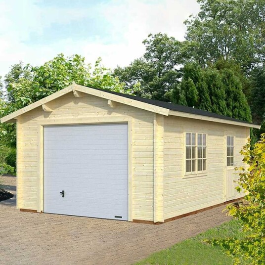 Garasjebod Palmako Roger 19 m2 med Leddport Garasjebod Palmako Roger 19 m2 med Leddport