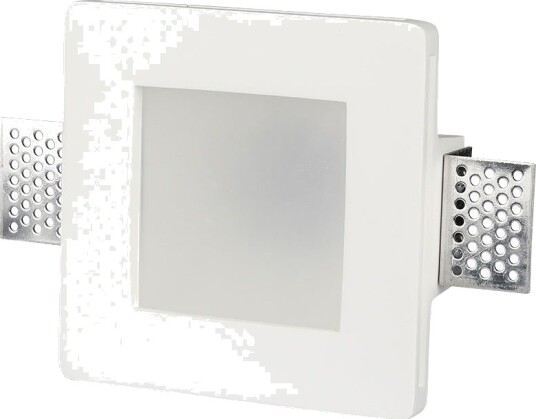 V Tac GU10 innfellingsspot Firkantet hvit frostet glass 12x12 cm IP20 V Tac GU10 innfellingsspot Firkantet hvit frostet glass 12x12 cm IP20