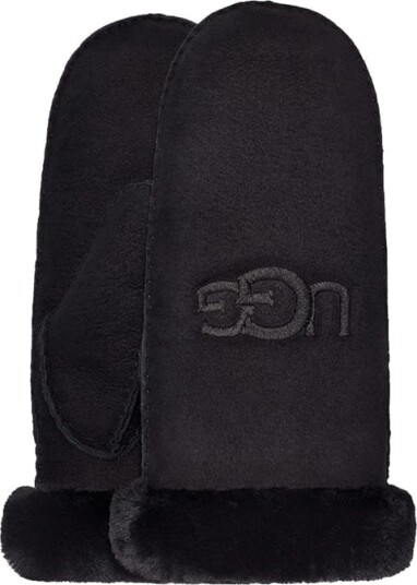 UGG W Sheepskin Emb Mit Black Sort S/M