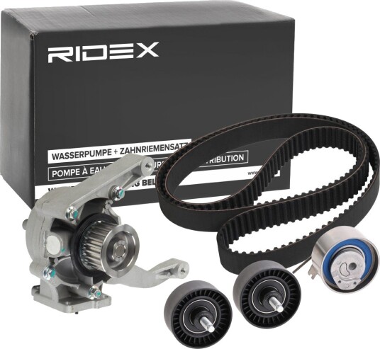 Registerreimsett med vannpumpe RIDEX 3096W0314