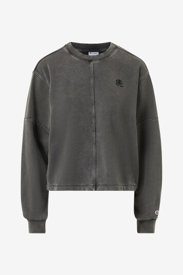Champion Collegegenser Icons Wash Loose Fit Terry Crewneck Sweatshirt Grå